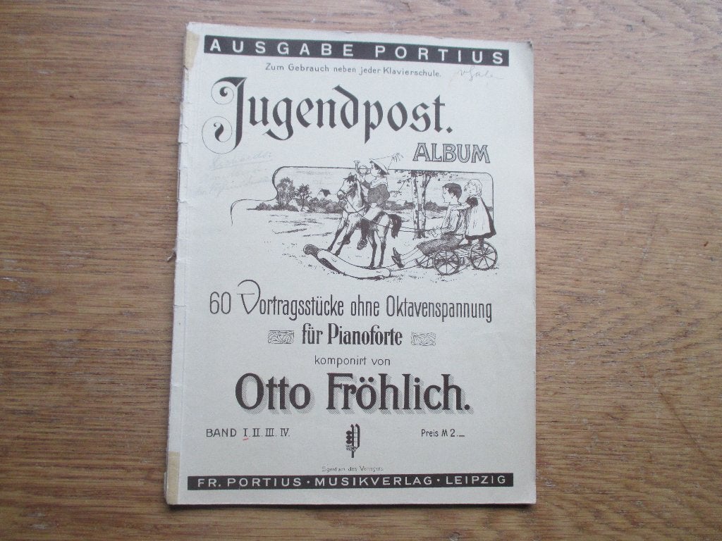 Otto fröhlich - 15 pianostukjes - jugendpost album band 1, Gebruikt, Ophalen of Verzenden, Artiest of Componist, Piano