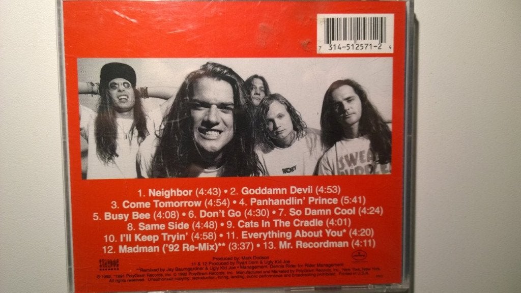 Ugly Kid Joe - America's Least Wanted, Ophalen of Verzenden, Zo goed als nieuw, Poprock, Album