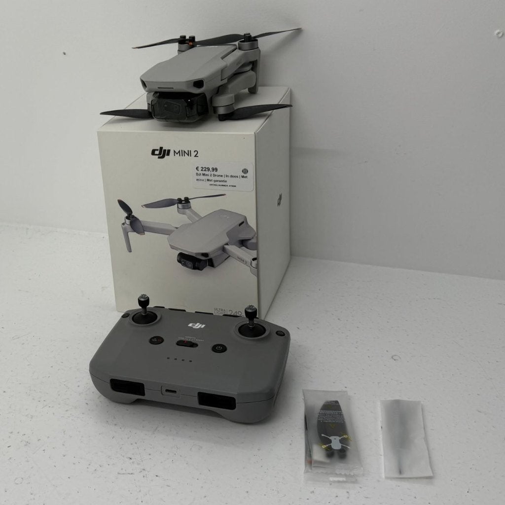DJI Mini 2 Drone | In doos | Met accu | Met garantie, Cameradrone, Dordrecht@usedproducts.nl, Toulonselaan 72, Ophalen of Verzenden