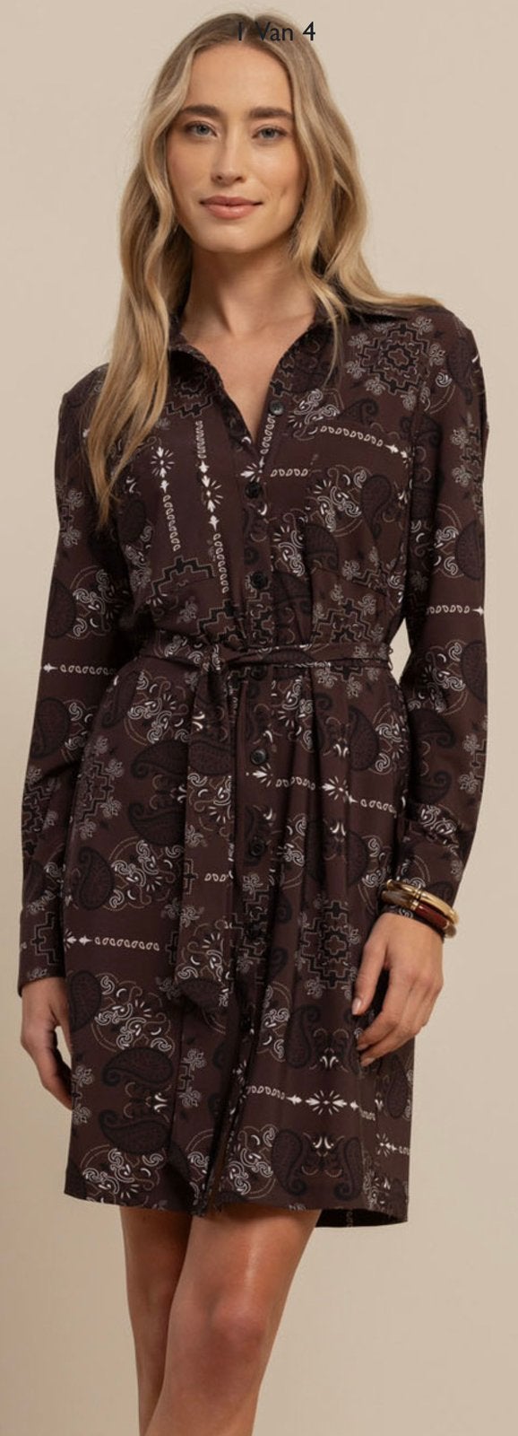Studio Anneloes jurk, Kleding | Dames, Bruin, Maat 42/44 (L), Ophalen of Verzenden, Zo goed als nieuw