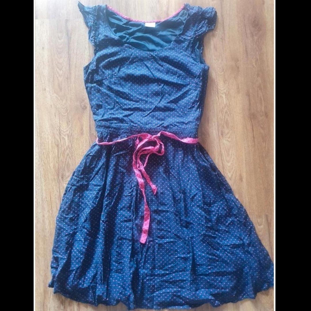Zomerjurkje • ESPRIT • Maat 38, Maat 38/40 (M), Blauw, Ophalen of Verzenden, Knielengte