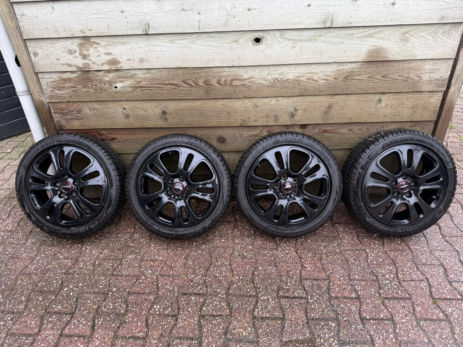 Winterbanden + velg 17 inch Mini Cooper, Auto-onderdelen, Ophalen, Banden en Velgen, 17 inch, 205 mm