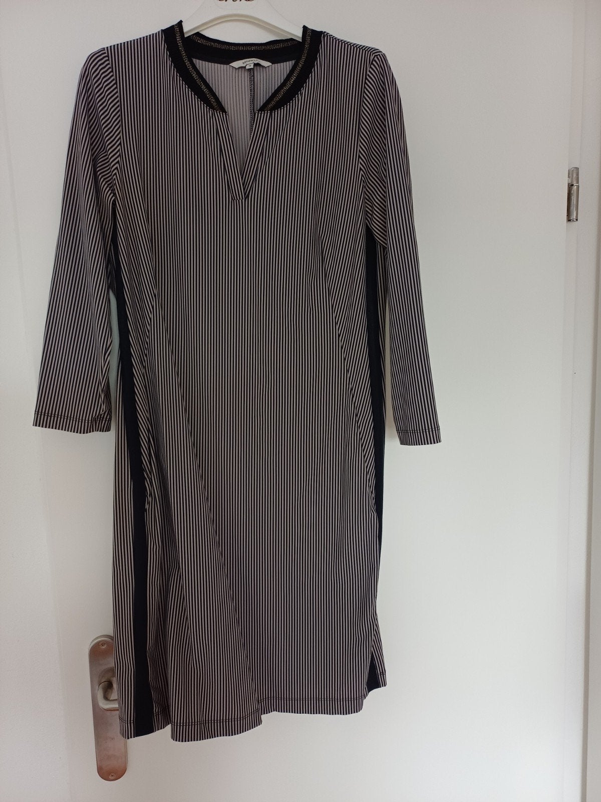 merk sandwich jurk mt m, Maat 38/40 (M), Blauw, Ophalen of Verzenden, Zo goed als nieuw