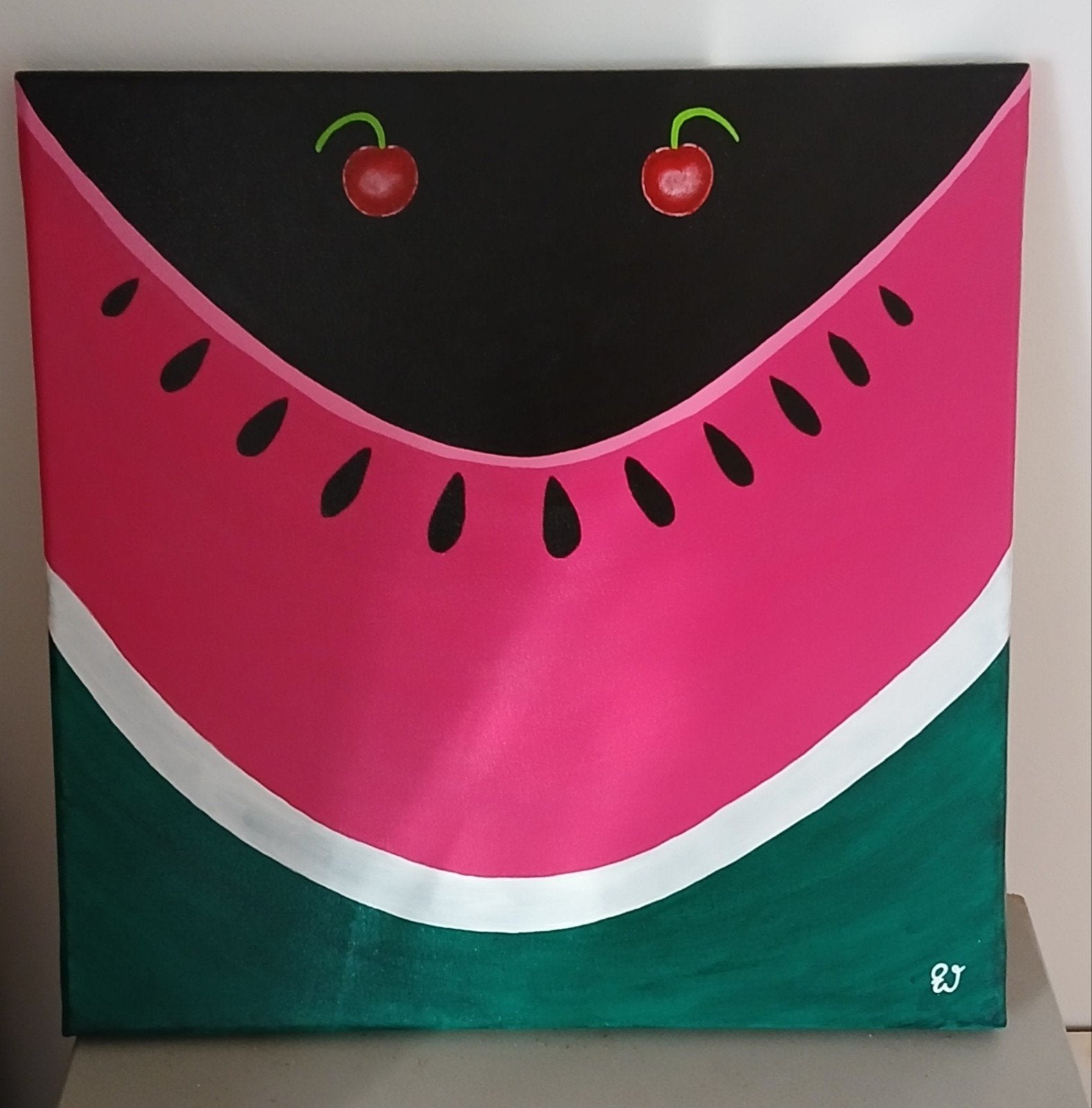 Eline Vulsma canvas schilderijen (zie omschrijving), Antiek en Kunst, Ophalen of Verzenden, Gelimiteerde oplage, Acrylverf, Figuren