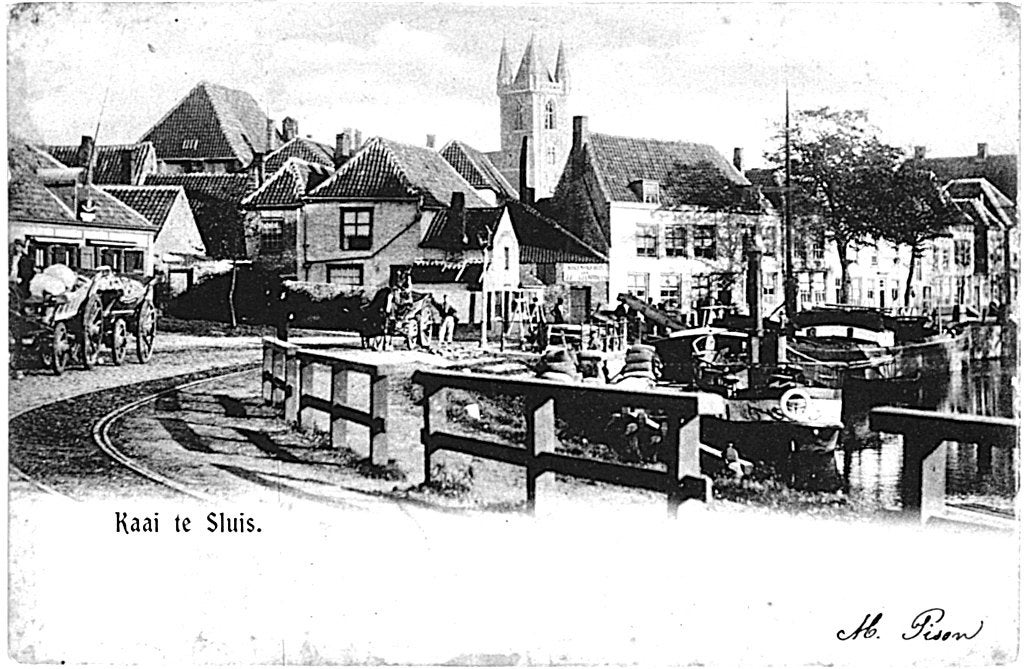 804676 Sluis Zeeland 00-05 Geen zegel en stempel, Verzamelen, Ophalen of Verzenden, Voor 1920, Zeeland