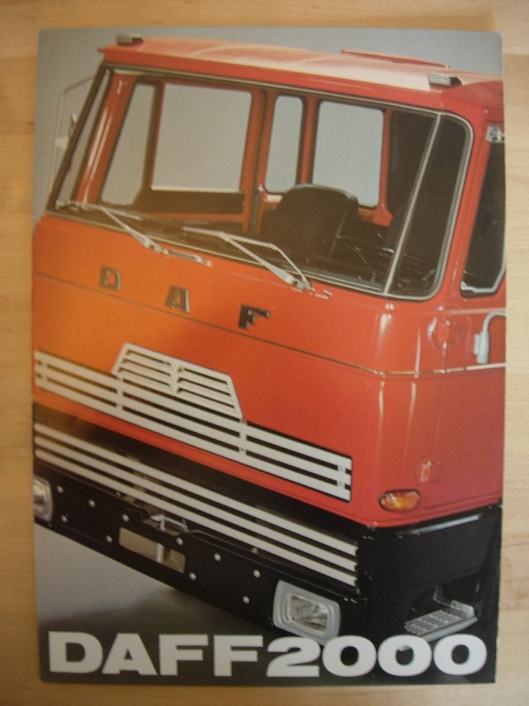 DAF F 2000 Brochure 1976 F2000, Ophalen of Verzenden, Zo goed als nieuw, Overige merken, DAF