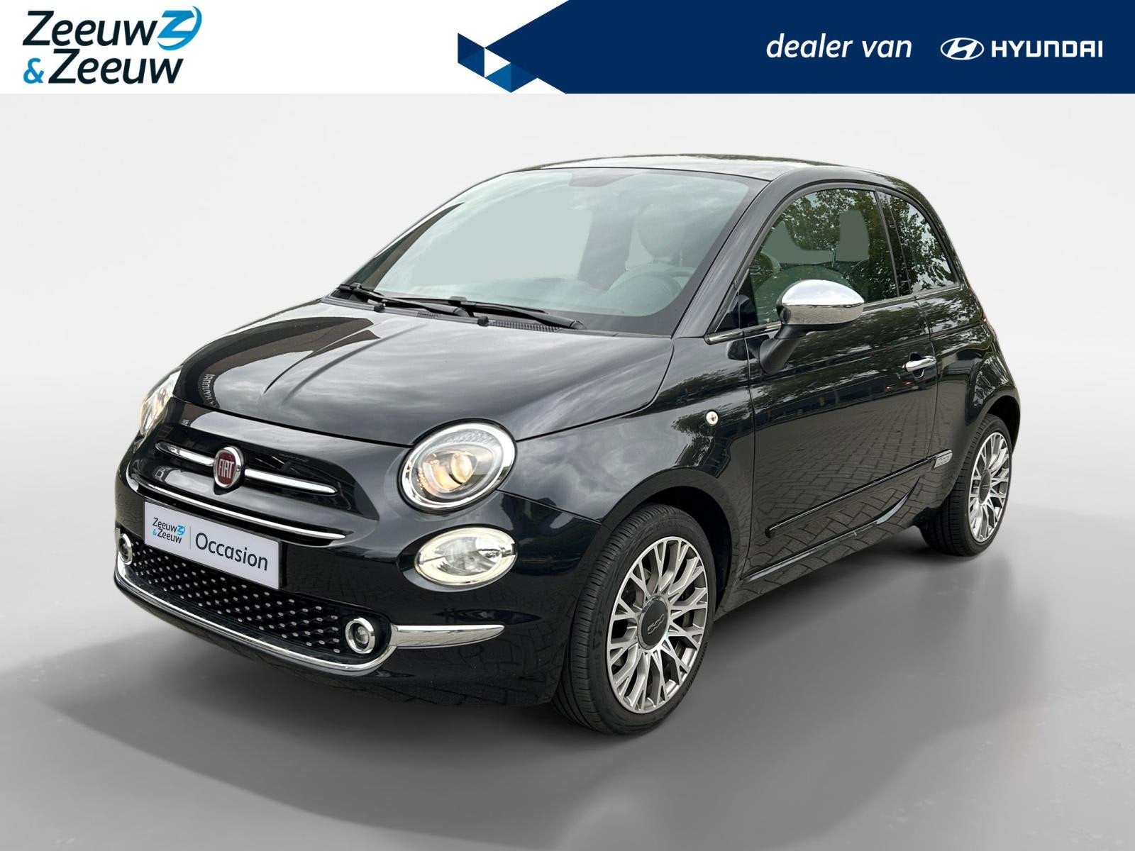 Fiat 500 1.2 Star Panoramadak, Navigatie, Airco etc! Super g, Auto's, Voorwielaandrijving, 12 maanden, Stof, 4 cilinders