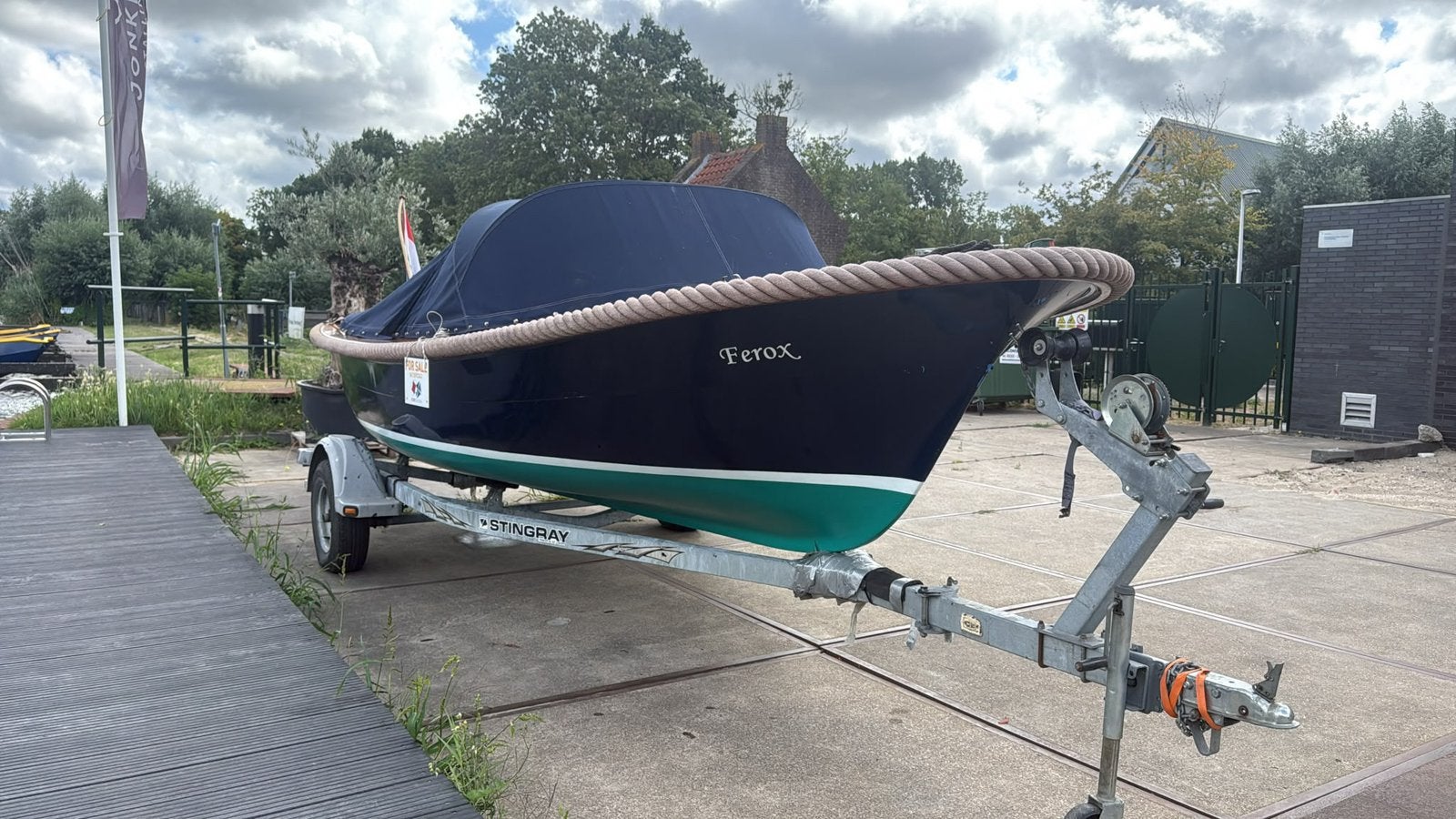 Kaagsloep 650 aangedreven door Yammar 3 cilinder diesel, Ophalen, Zo goed als nieuw, Diesel, Antifouling