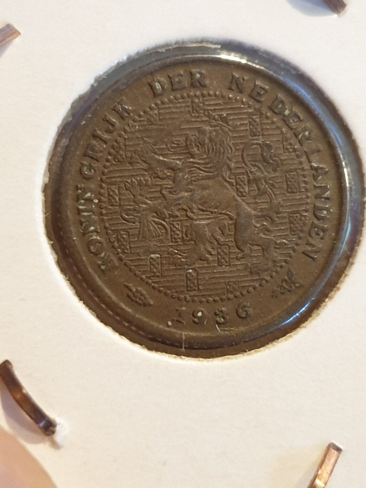 halve cent 1936 nr.3 (03), Postzegels en Munten, Ophalen of Verzenden, Koningin Wilhelmina, Overige waardes