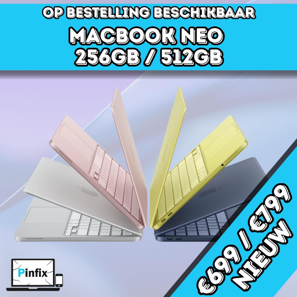Apple MacBook Neo 256GB / 512GB NIEUW! GESEALED!, Computers en Software, Apple Macbooks, Ophalen of Verzenden, Nieuw, 13 inch