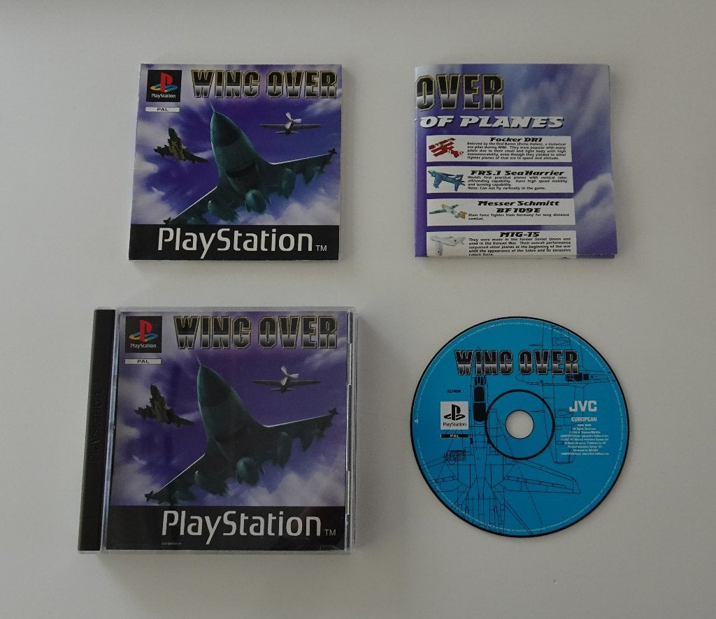 Wing Over compleet voor Sony PlayStation, Spelcomputers en Games, 1 speler, Zo goed als nieuw, Vanaf 3 jaar, Ophalen