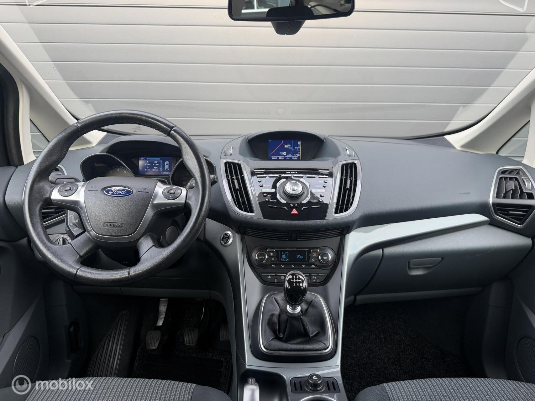 Ford C-Max 1.0 Titanium TOPSTAAT CLIMA*CRUISE*NAV*CAMERA*HAA, Voorwielaandrijving, Euro 5, 125 pk, Gebruikt