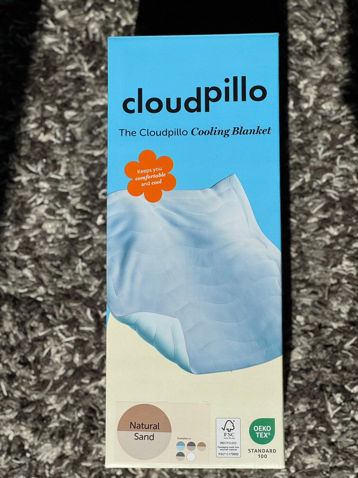 Cloudpillo cooling blanket, Ophalen, Eenpersoons, Beige, Wasbaar