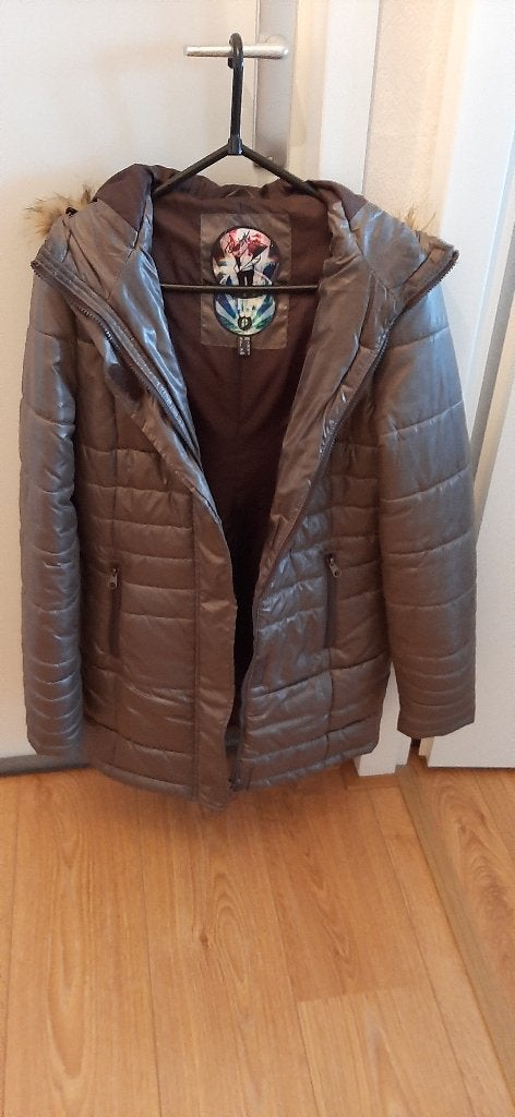 MOOIE JAS MET CAPUCHON  36/38 BRONSKLEUR  Z.G.A.N., Kleding | Dames, Ophalen of Verzenden, Nieuw, Maat 36 (S)