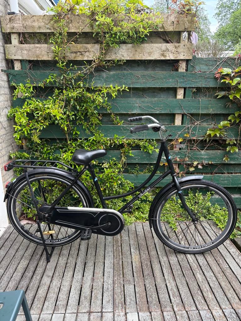 Wheelz stadsfiets 24 inch - Zwart, lage instap, Minder dan 47 cm, Ophalen, Overige merken, Gebruikt