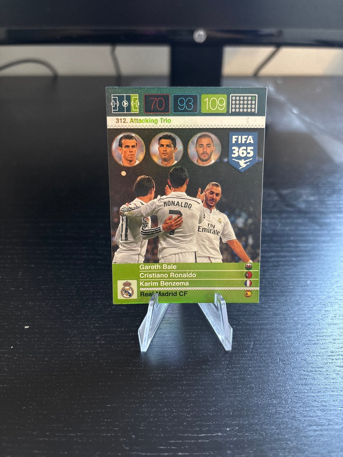 FIFA 365 Attacking Trio Gareth Bale Ronaldo Benzema, Ophalen of Verzenden, Zo goed als nieuw, Buitenlandse clubs, Spelerskaart