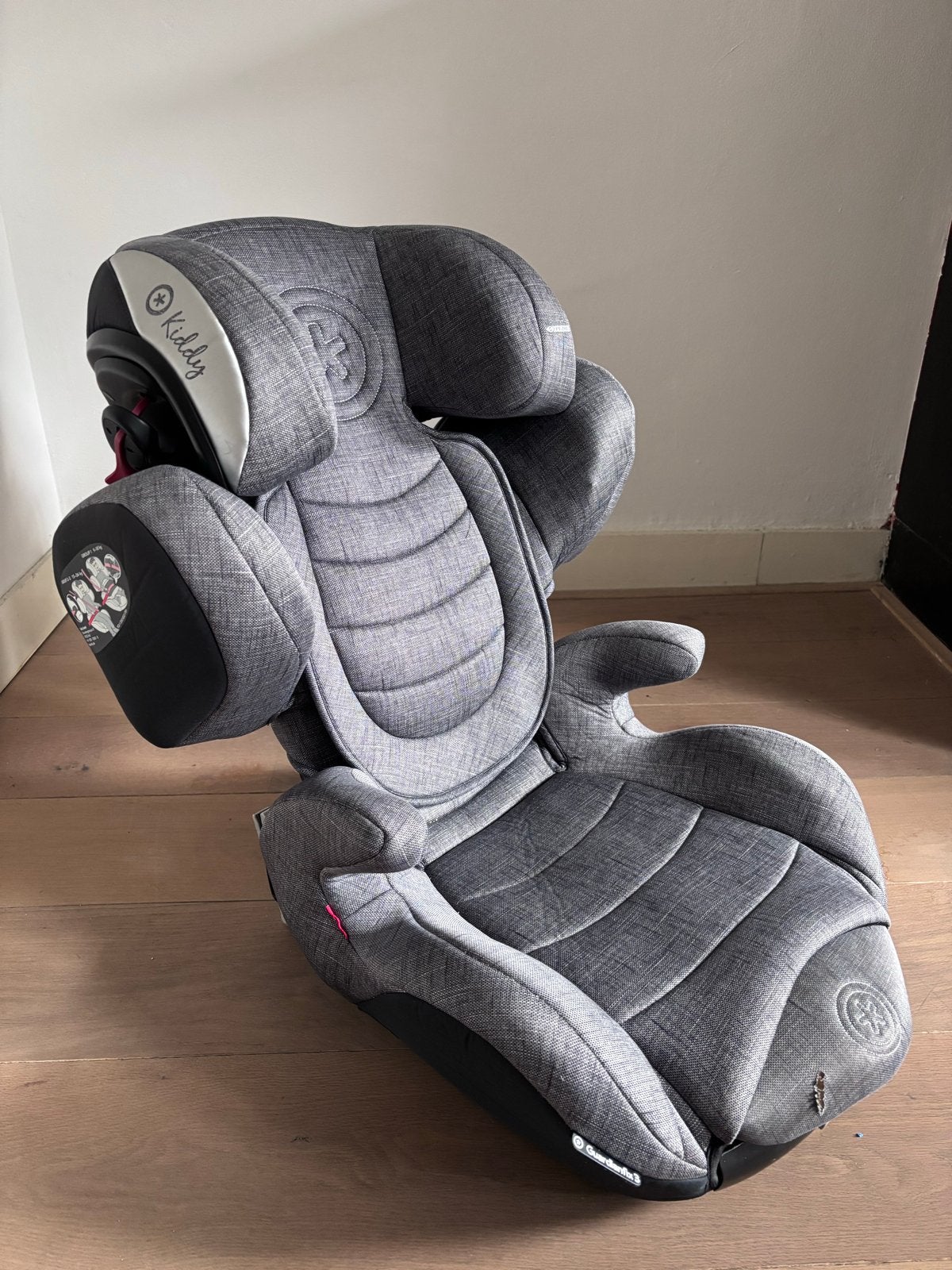 Kiddy Cruiserfix 3 autostoel - Veilig en Comfortabel, Overige merken, Gebruikt, 15 t/m 36 kg, Verstelbare rugleuning