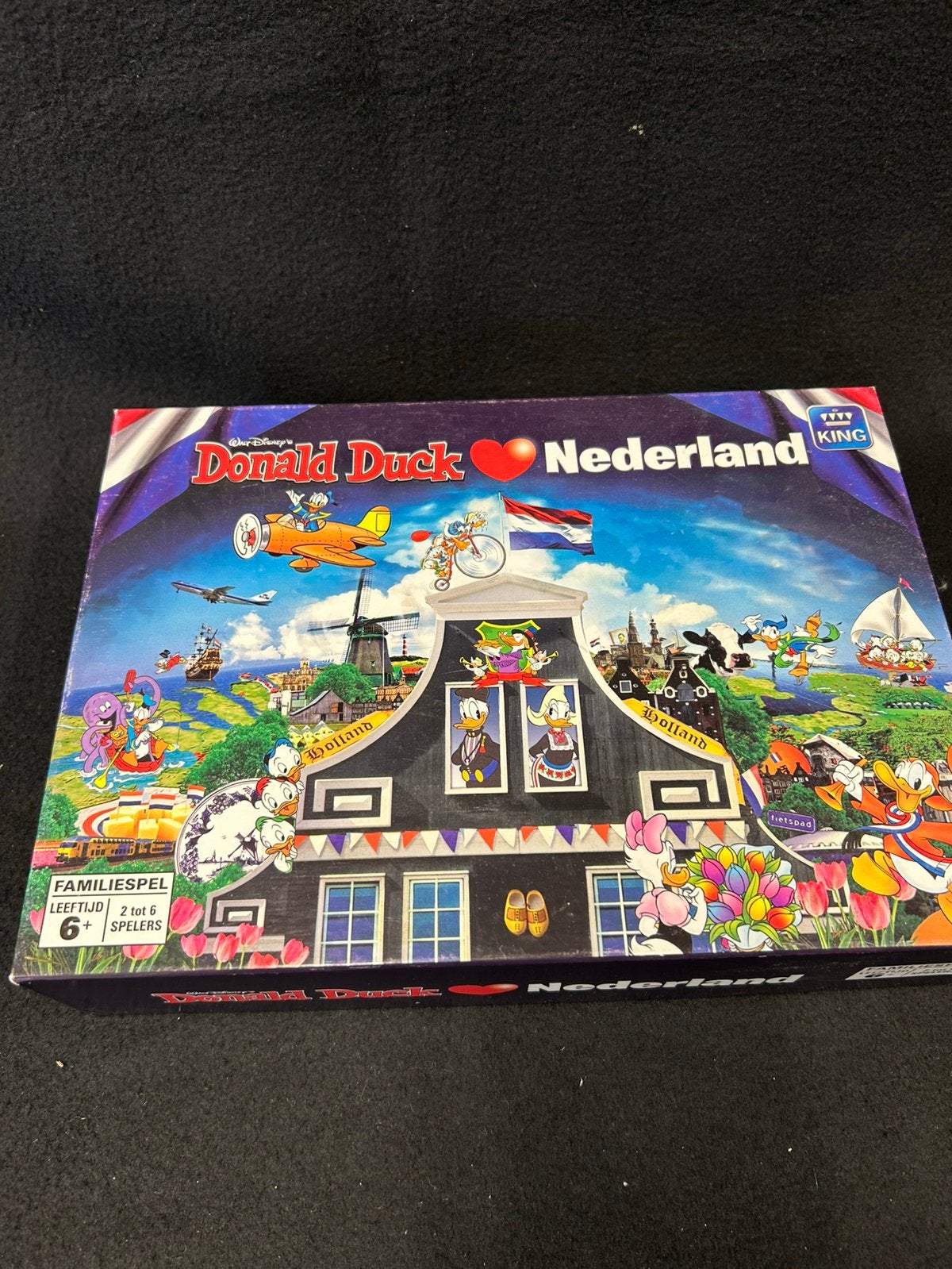 Donald duck houdt van holland spel, Hobby en Vrije tijd, Ophalen of Verzenden, Gebruikt