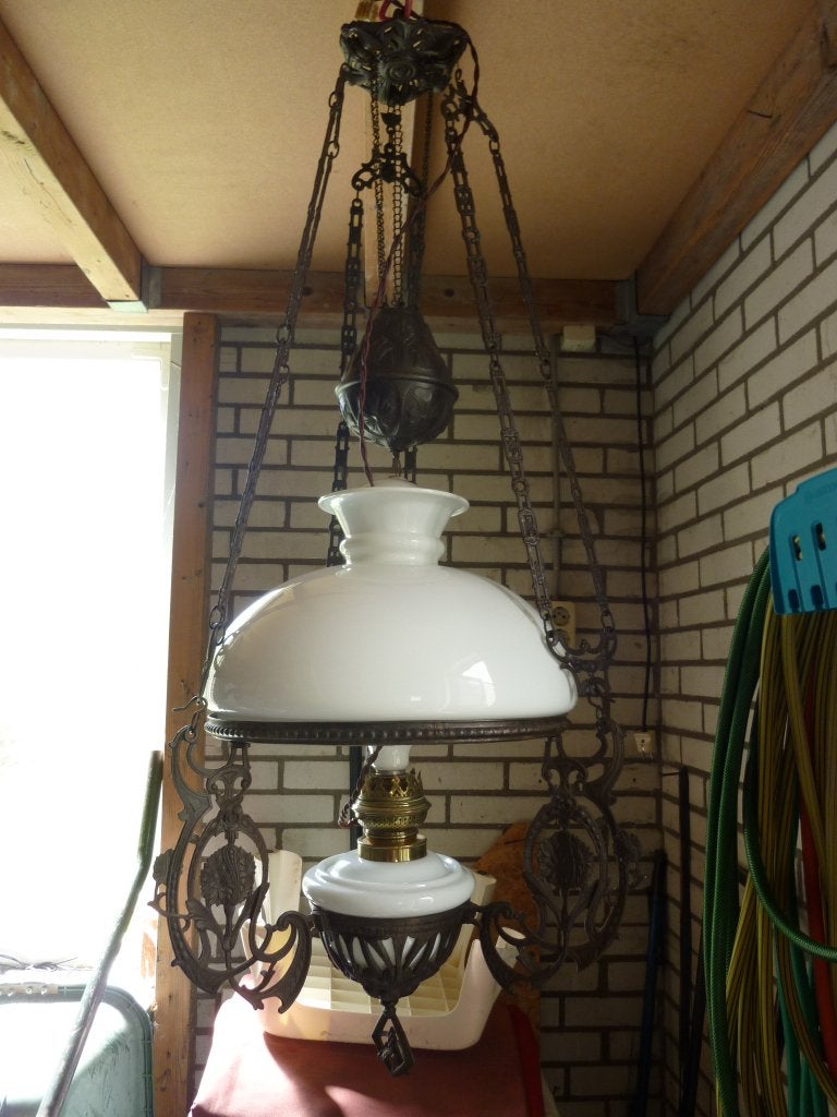 plafondlamp olielamp lampenonderdelen, Ophalen of Verzenden