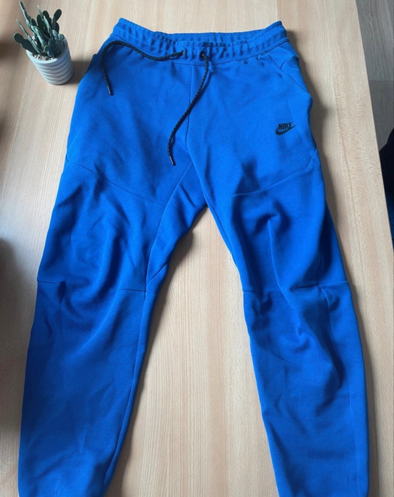 Nike Tech Fleece Trainingspak - Royale Blauw - Maat M, Kleding | Heren, Ophalen of Verzenden, Zo goed als nieuw, Maat 48/50 (M)