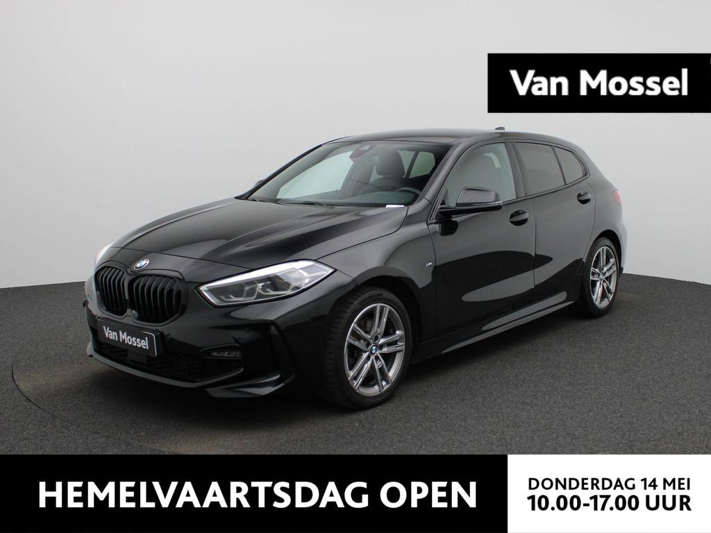 BMW 1-serie 116i Business Edition Plus M-sport Aut. | Sports, Auto's, 12 maanden, Gebruikt, Zwart, Leder