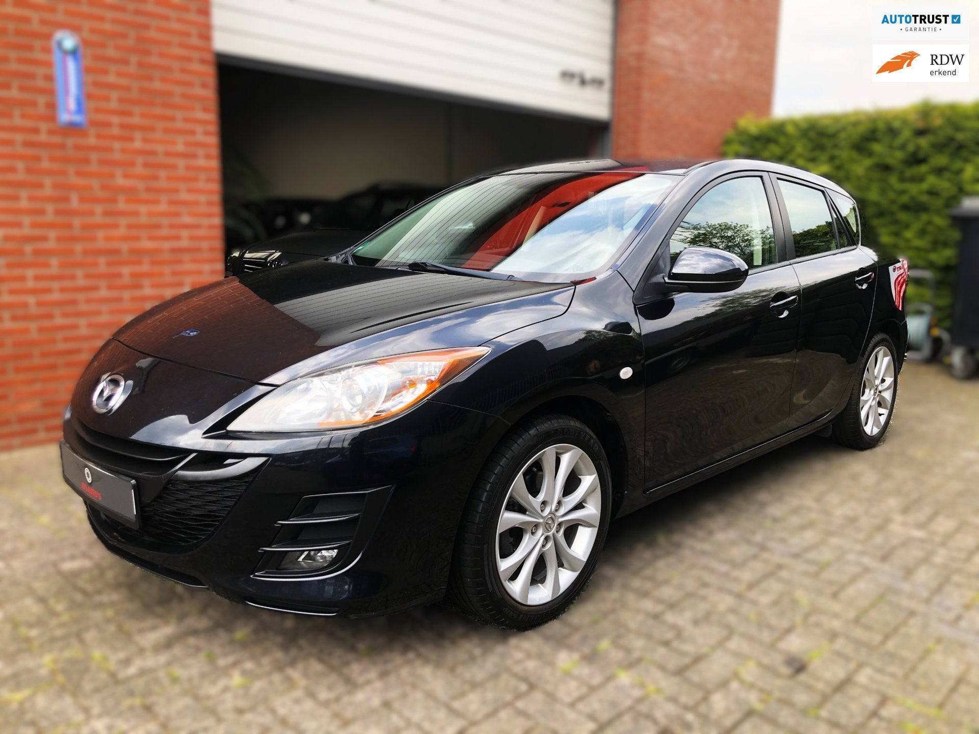 Mazda 3 1.6/Cruise/PDC/Stoelverw/AUX/APK, Auto's, Voorwielaandrijving, Stof, Gebruikt, Zwart