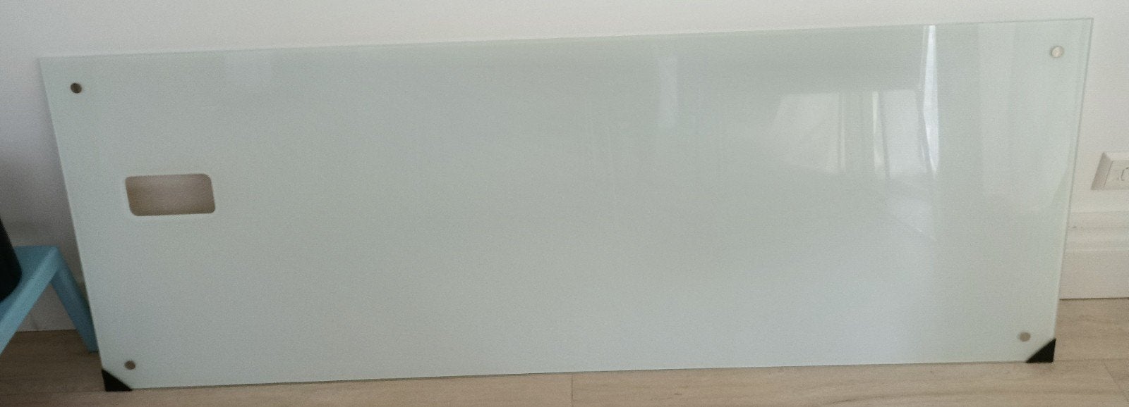 Glazen keuken achterwand met stopcontact uitsparing, Ophalen, Zo goed als nieuw, Overige materialen