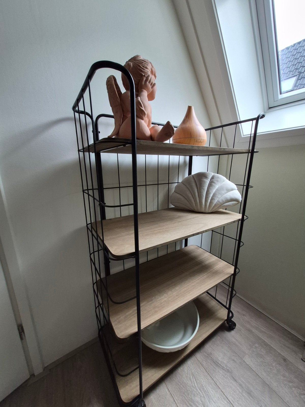 Bakkerskast / rek op wielen - uitmuntende staat, Huis en Inrichting, Ophalen of Verzenden, Zo goed als nieuw