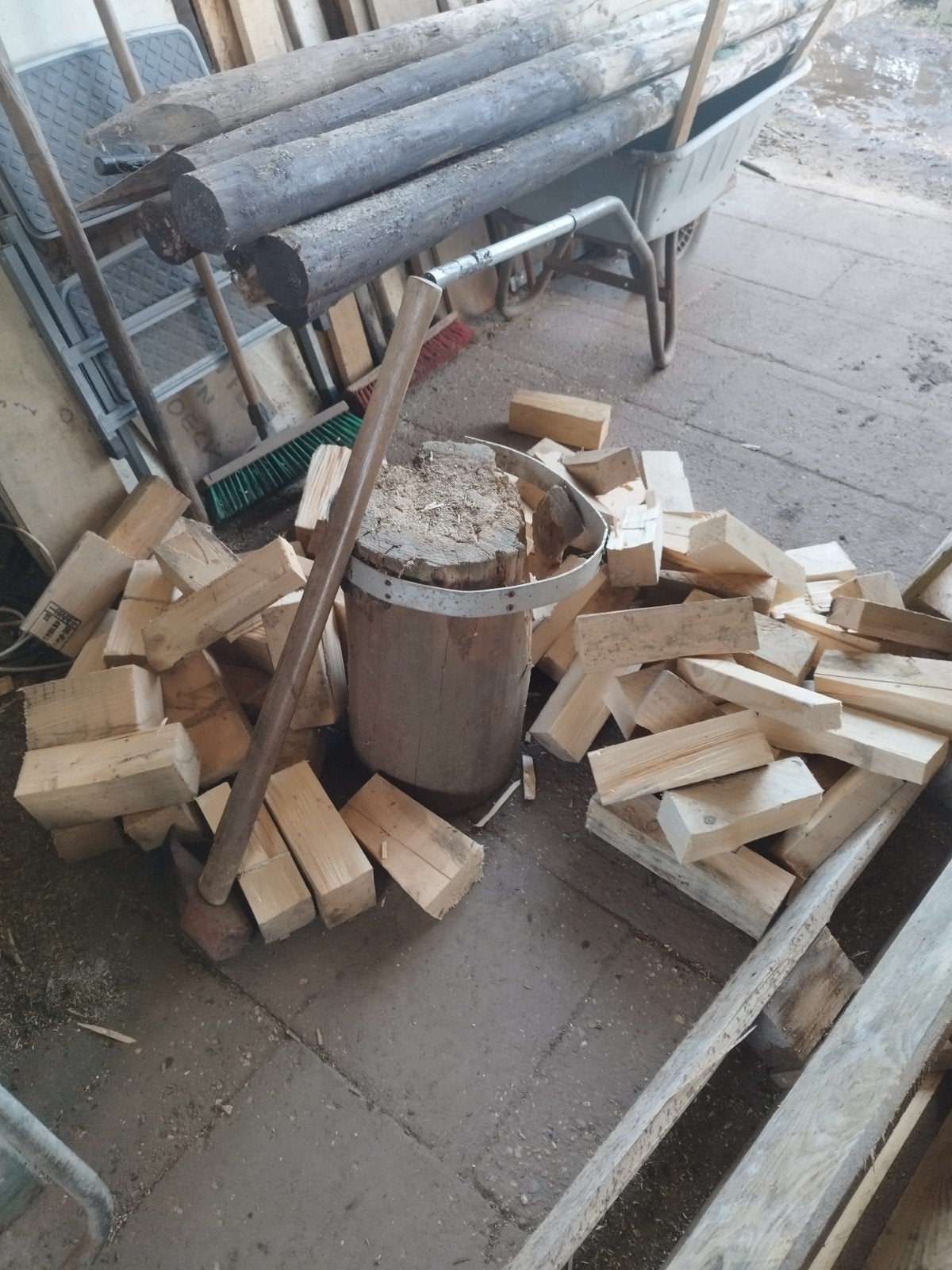 Schoon brandhout stookhout openhaardhout vanaf €5,00!!, Minder dan 3 m³, Ophalen