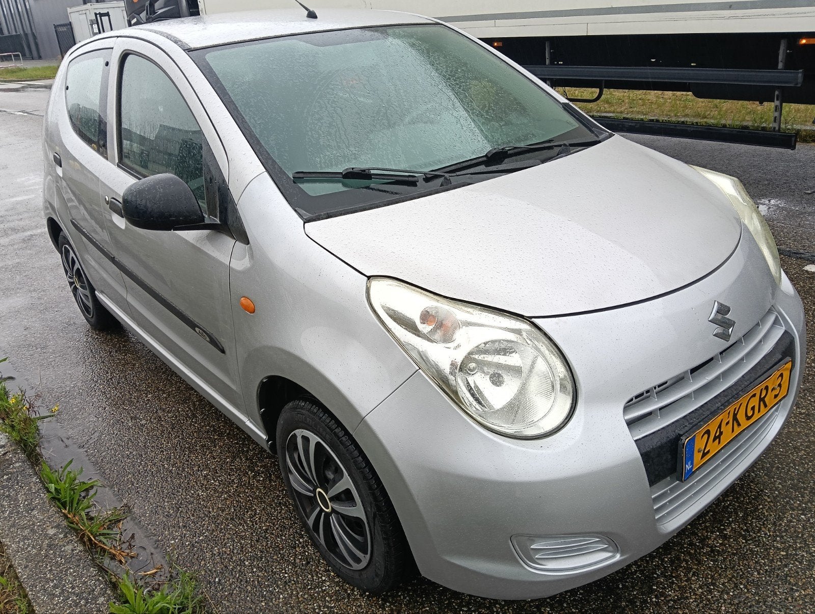Suzuki Alto 1.0 2009 Grijs, Auto's, Voorwielaandrijving, 200 kg, 4 stoelen, Origineel Nederlands