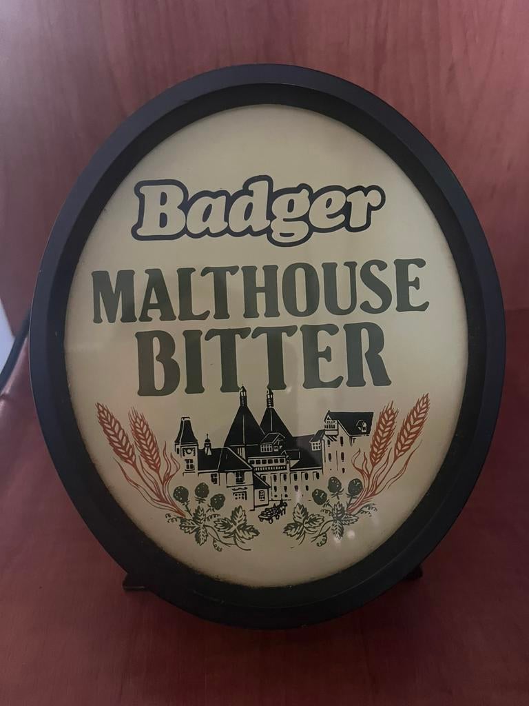 Verlicht klein biervat, Verzamelen, Biermerken, Ophalen, Gebruikt, Overige merken