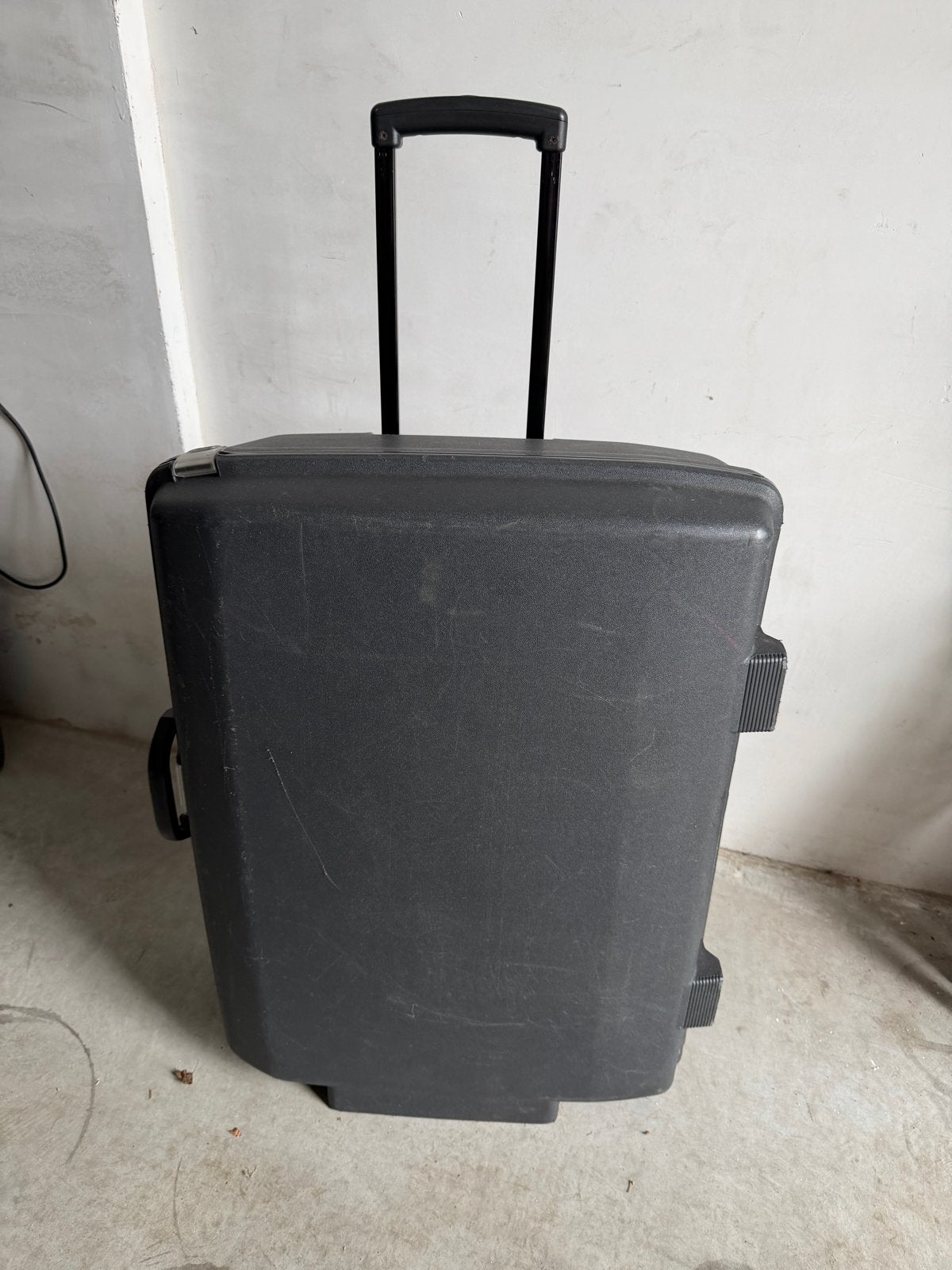 Samsonite harde koffer met 2 wieltjes en slot, Gebruikt, Hard kunststof, 45 tot 55 cm, Slot