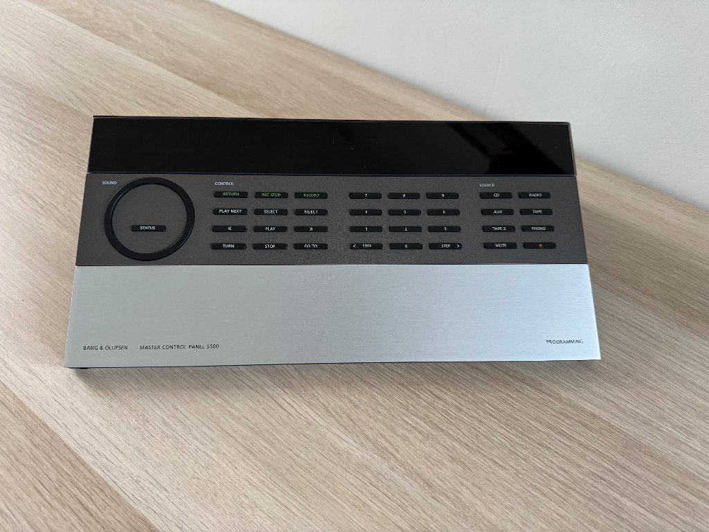 Zeer fraaie Bang & Olufsen Master Control Panel 5500 remote!, Gebruikt, Ophalen of Verzenden, Origineel, Receiver of Versterker
