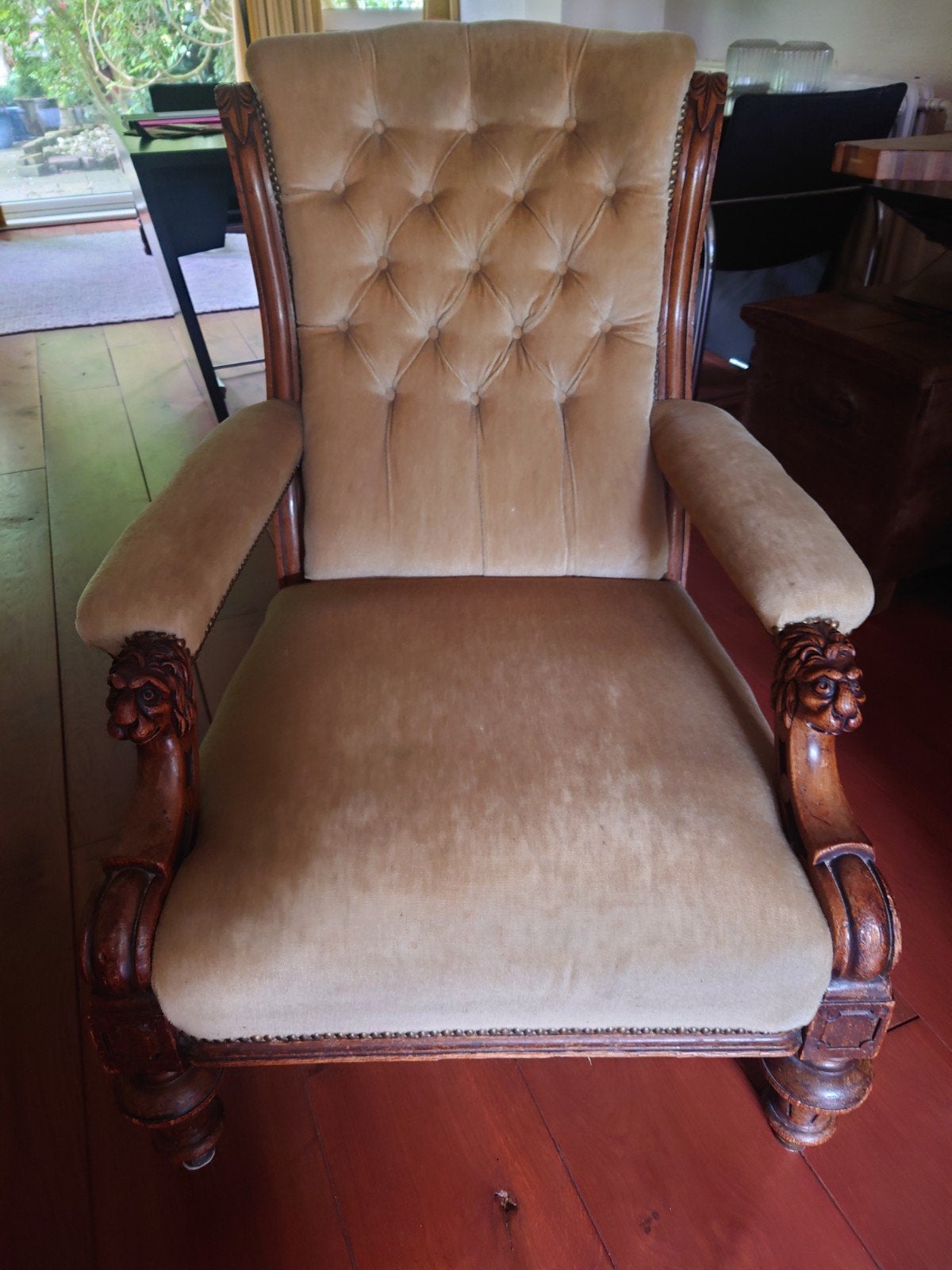 Antieke stoel, Antiek en Kunst, Antiek | Meubels | Stoelen en Banken, Ophalen of Verzenden
