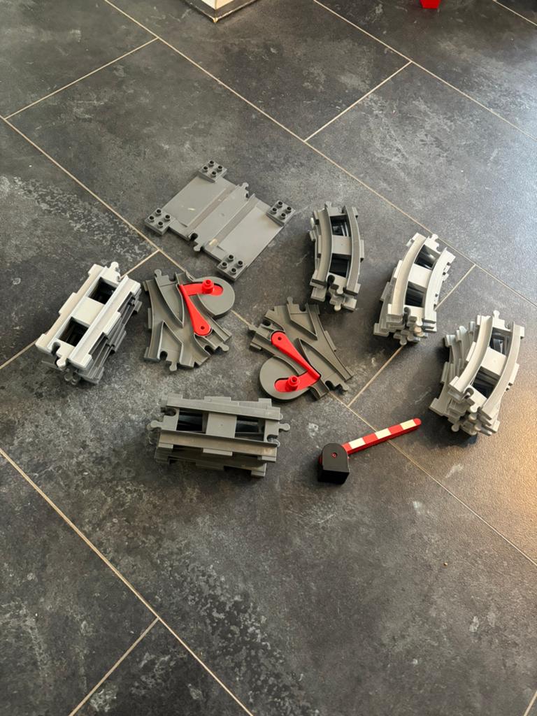 Losse onderdelen lego duplo treinspoor, Ophalen of Verzenden, Gebruikt, Duplo