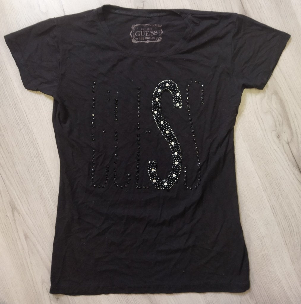 Guess Shirt Zwart Origineel Maat M Stretch, Kleding | Dames, Maat 38/40 (M), Guess, Zwart, Ophalen of Verzenden
