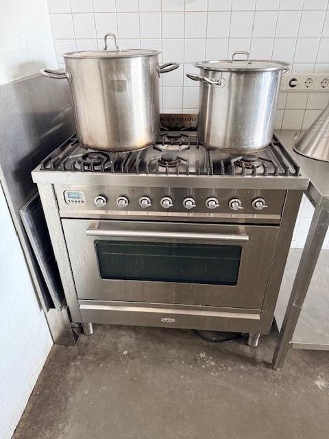 Boretti gasfornuis met oven - 6 pitten, Ophalen, Gebruikt, 60 cm of meer, Gas
