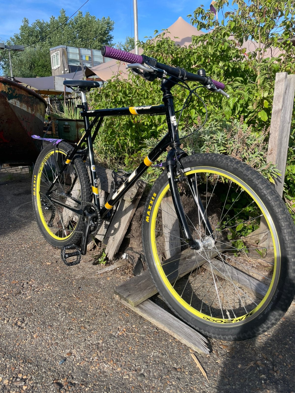 GT Polomar 1994 Restomod ATB, Fietsen en Brommers, Fietsen | Mountainbikes en ATB, Velgrem, Zo goed als nieuw, Geen vering, 53 tot 57 cm