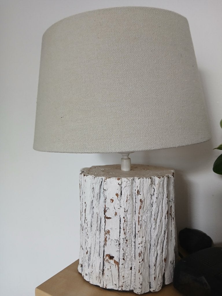 Wood Trunk Lamp, Ophalen, Zo goed als nieuw, Hout, Minder dan 100 cm