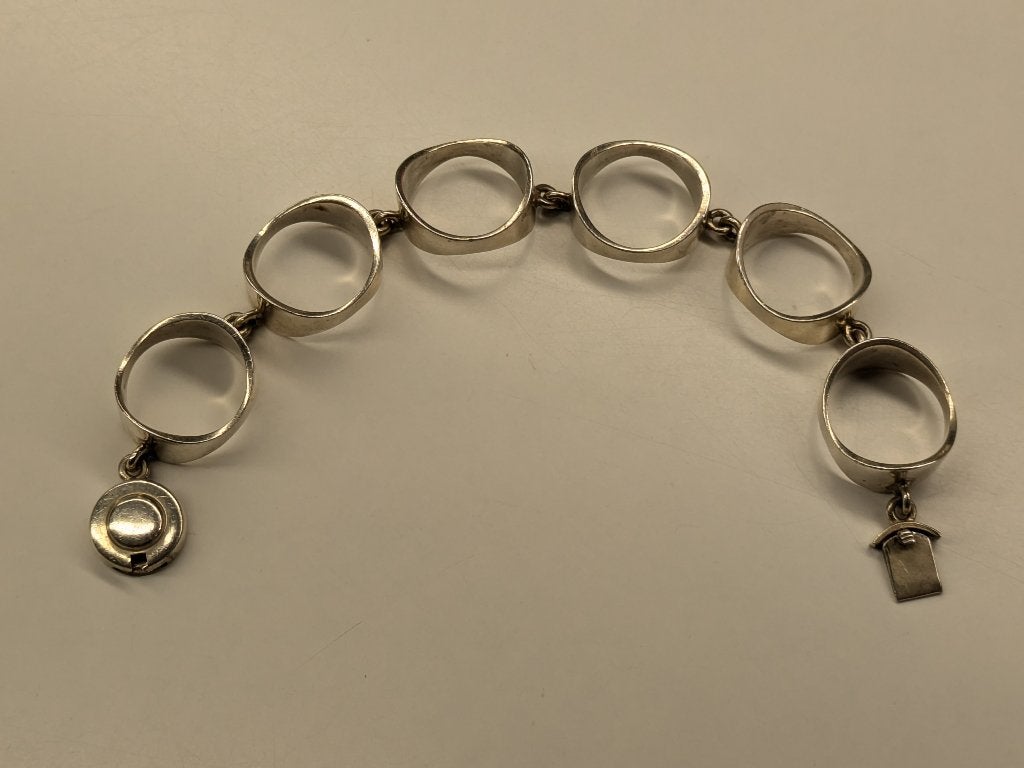 Niels Erik From zilveren armband uit Denemarken, Ophalen of Verzenden, Gebruikt, Zilver, Zilver