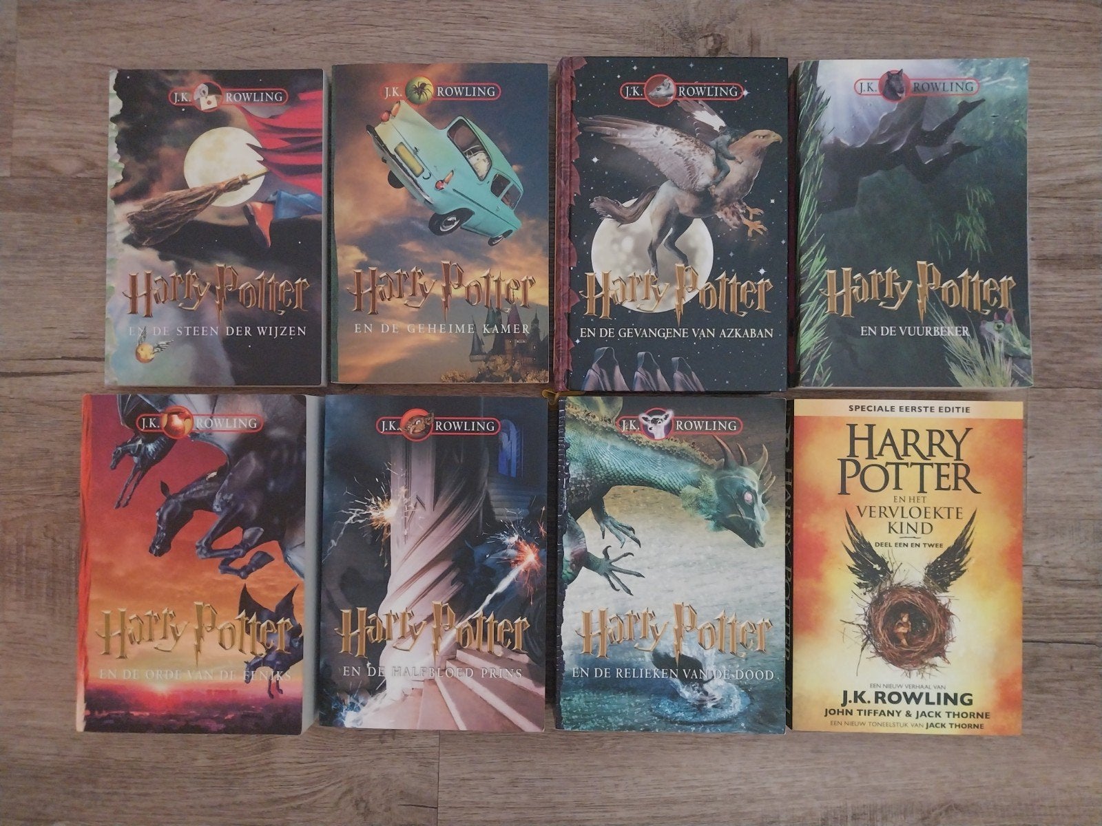 Complete 8 Delige Serie. **   Harry Potter. **  J.K Rowling, Boeken, Ophalen of Verzenden, Zo goed als nieuw