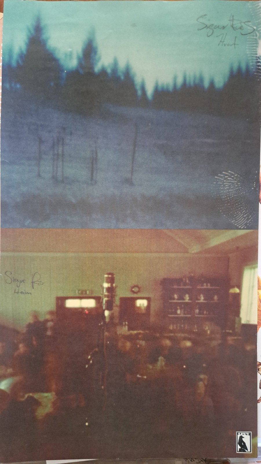 Poster Sigur ros Hvart Heim, Rechthoekig Staand, Ophalen of Verzenden, Zo goed als nieuw, A1 t/m A3