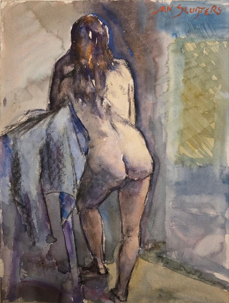 Prachtig aquarel, Jan Sluijters, 1881-1957, gesigneerd., Ophalen