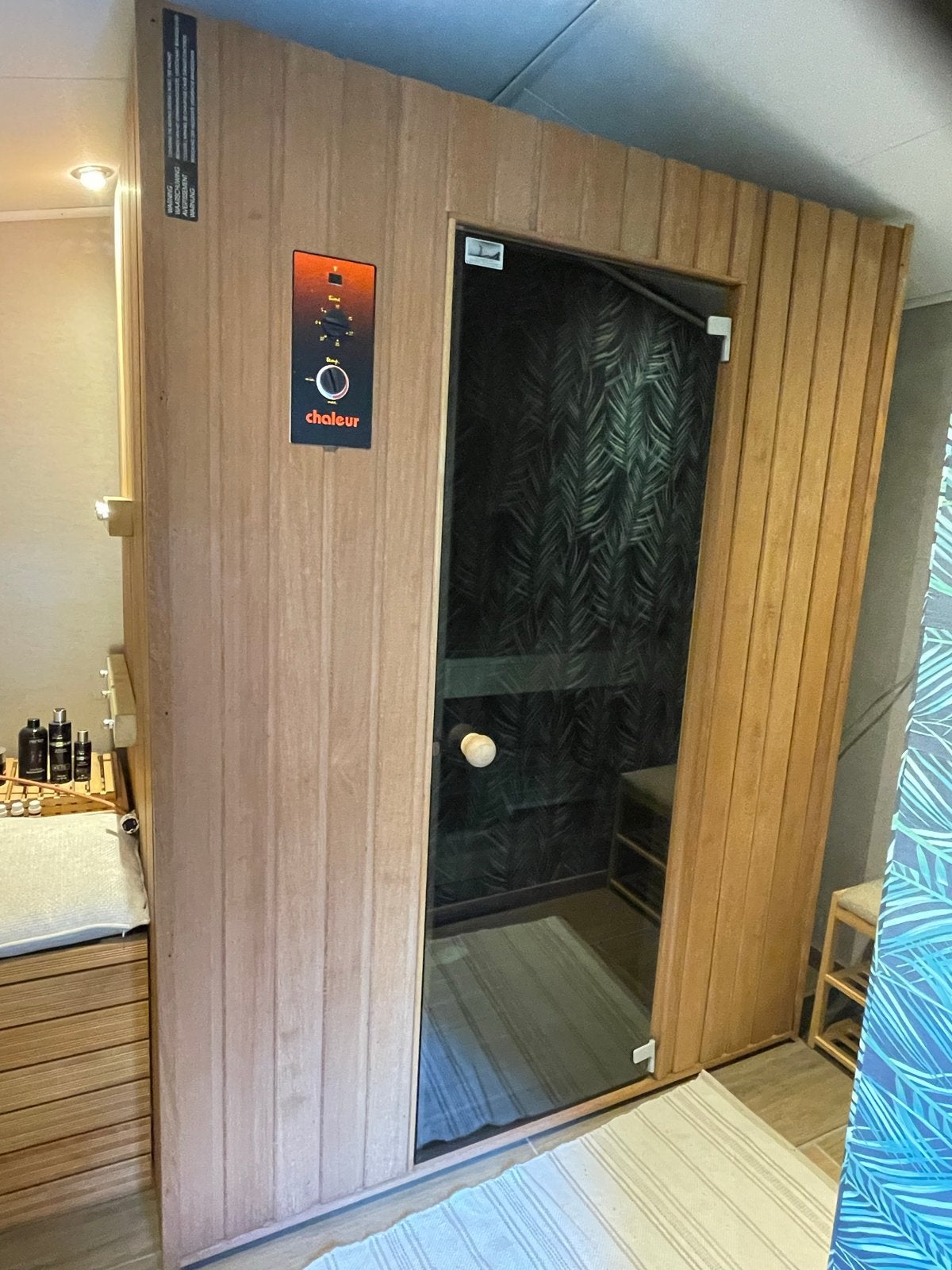 Chaleur Combi Sauna - Fins + infrarood * Zo goed als nieuw, Ophalen, Zo goed als nieuw, Fins of Traditioneel, Complete sauna
