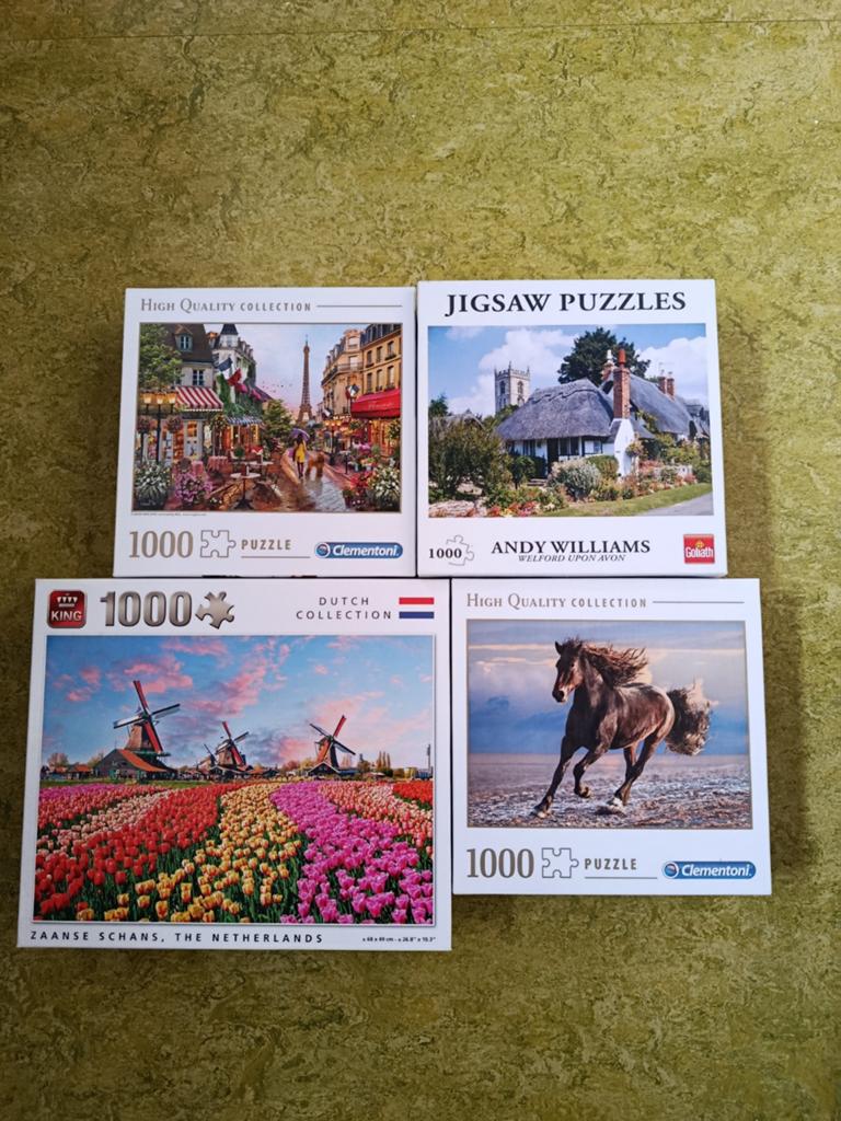 Clementoni puzzels, Ophalen, 500 t/m 1500 stukjes, Zo goed als nieuw