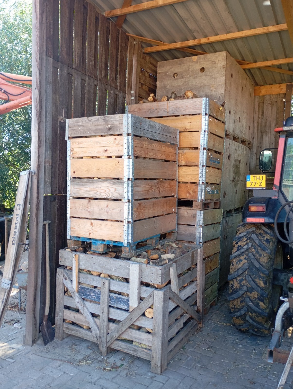 haardhout, Ophalen, Overige houtsoorten, Blokken