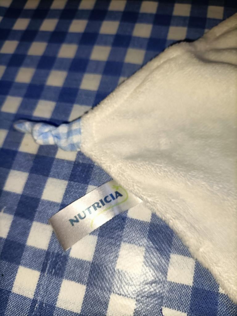 Nutricia witte ijsbeer knuffeldoekje tuttedoekje, Ophalen of Verzenden, Zo goed als nieuw, Overige typen