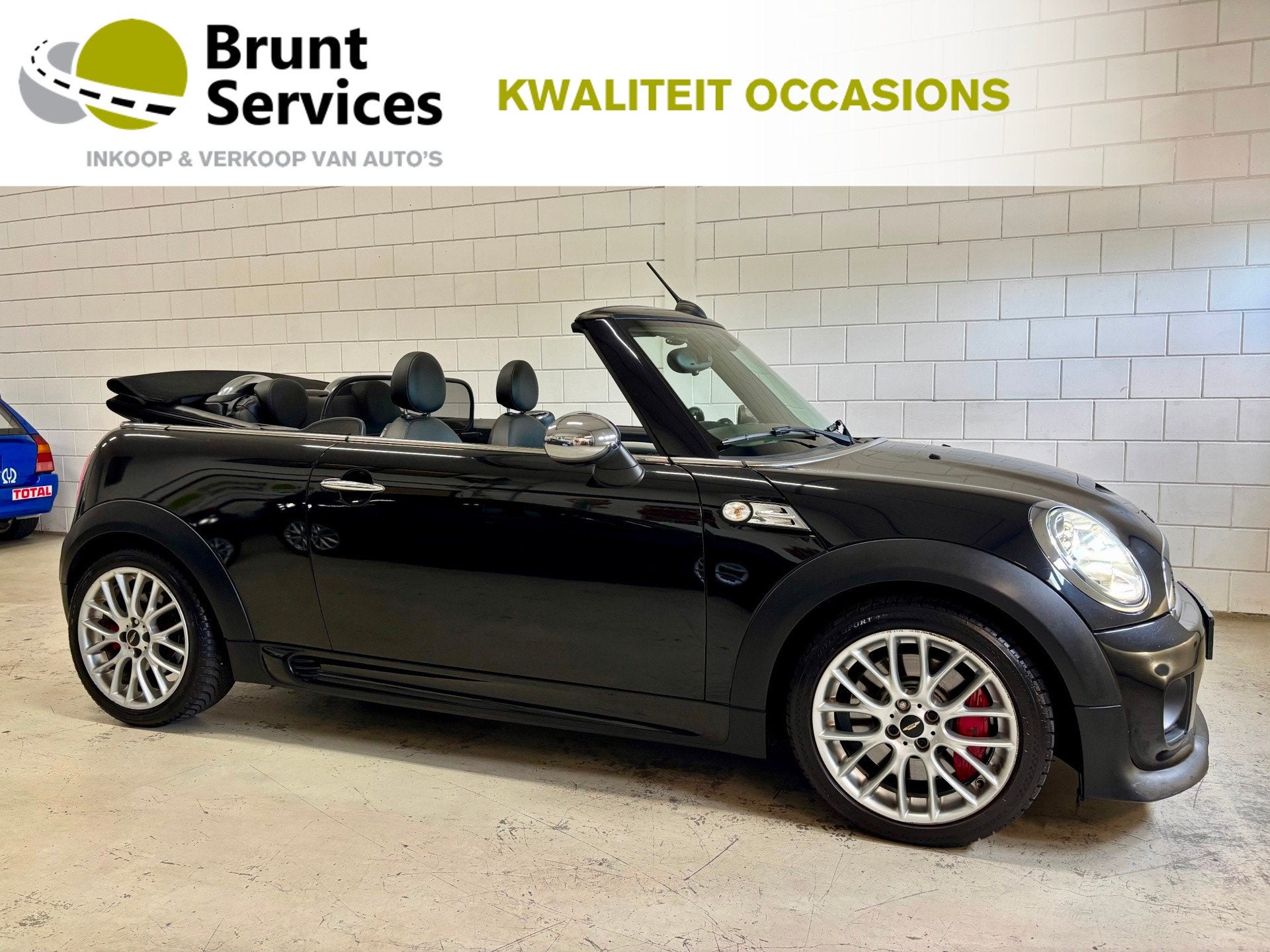 Mini Cabrio 1.6 John Cooper Works Chili Bj.13|Xenon|N18|211P, Auto's, Voorwielaandrijving, 15 km/l, Gebruikt, Zwart