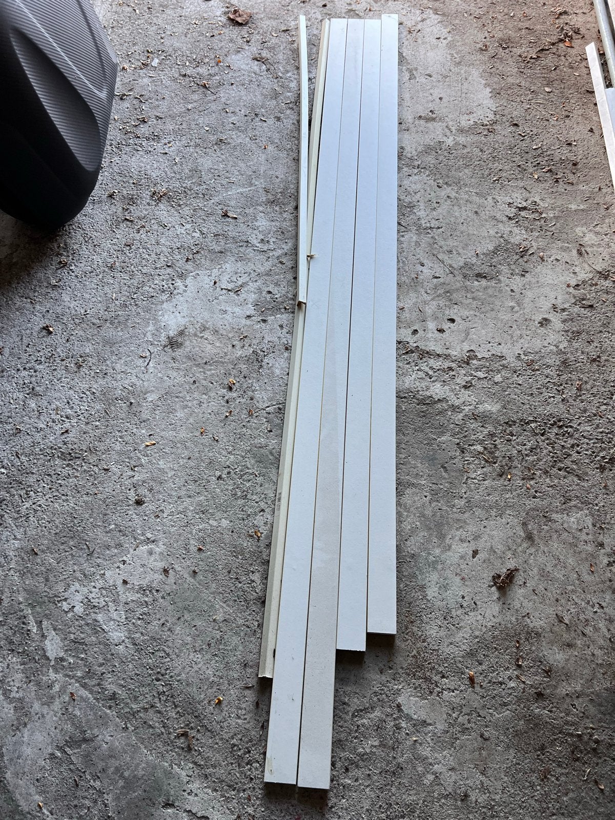 Witte plinten - diverse lengtes, Ophalen, Overige materialen, Gebruikt, 200 tot 250 cm