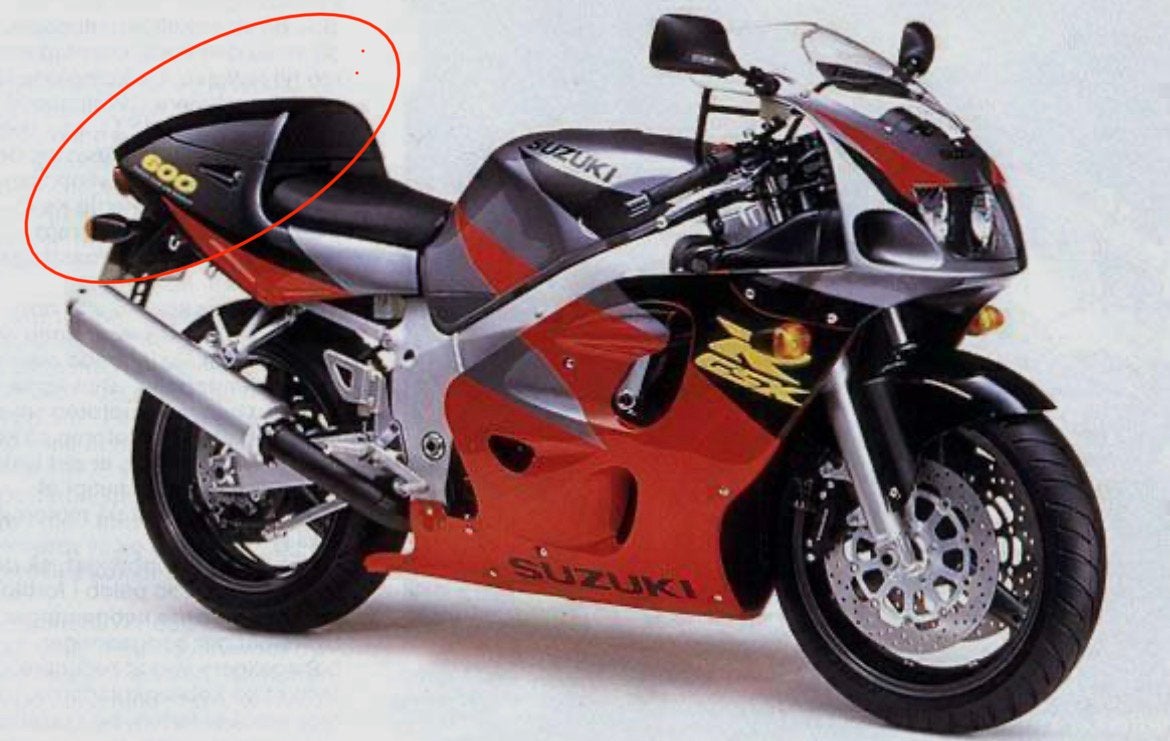 Achterste buddyseat Suzuki GSX R600 1997-?, Ophalen, Nieuw